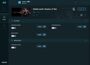 cheat engine middle earth shadow of war